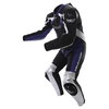 Berik Ls1-2964 Gp Mens Black Blue Leather Motorcycle Suit Racing crouch                                                                                                                                                                                        