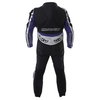Berik Ls1-2964 Gp Mens Black Blue Leather Motorcycle Suit Back                                                                                                                                                                                                 
