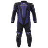Berik Ls1-4242 Kang Titan Mens Black Blue Leather Motorcycle Suit Front                                                                                                                                                                                        
