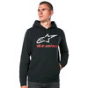 Alpinestars Alpinestars Always Hoodie V3 Black White Red - Thumbnail 2