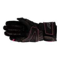 S1 Ladies Gloves Black Fluo Pink