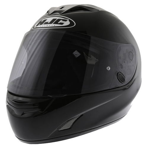 HJC FG-15 Black Helmet Front Left                                                                                                                                                                                                                              
