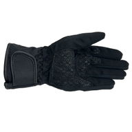 Rose Gloves Black Pink
