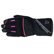 Rose Gloves Black Pink