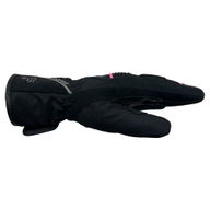 Rose Gloves Black Pink