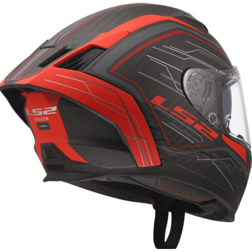 LS2 FF807 Dragon Helmet - Subic Red - FREE Delivery | J&S Accessories