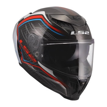 LS2 LS2 FF807 Dragon Helmet Subic White Blue Red