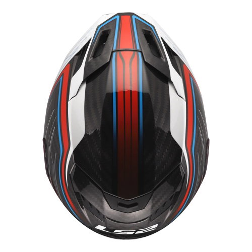 LS2 LS2 FF807 Dragon Helmet Subic White Blue Red