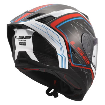 LS2 LS2 FF807 Dragon Helmet Subic White Blue Red