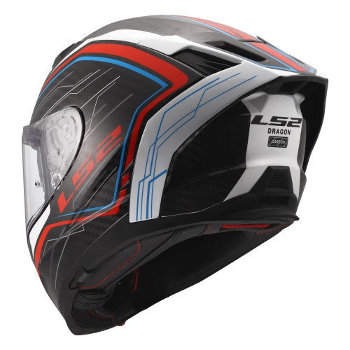 LS2 LS2 FF807 Dragon Helmet Subic White Blue Red
