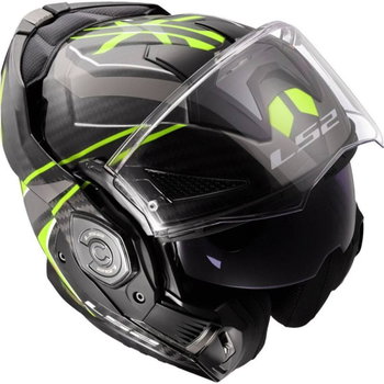 LS2 LS2 FF901 Advant X Helmet Nova Black Hi-Viz Yellow