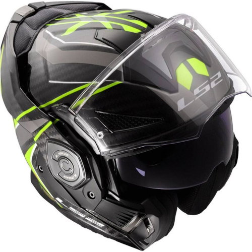 LS2 LS2 FF901 Advant X Helmet Nova Black Hi-Viz Yellow