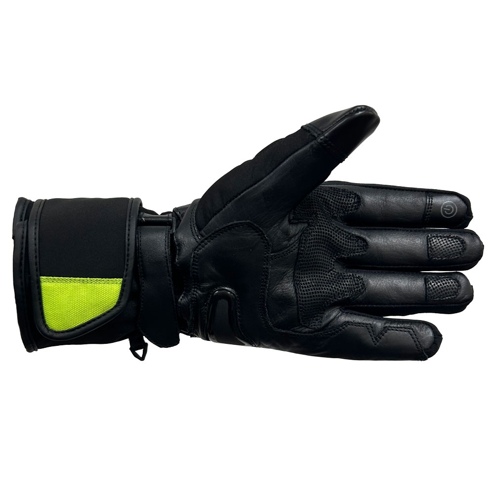 Konya Gloves Black Neon Yellow