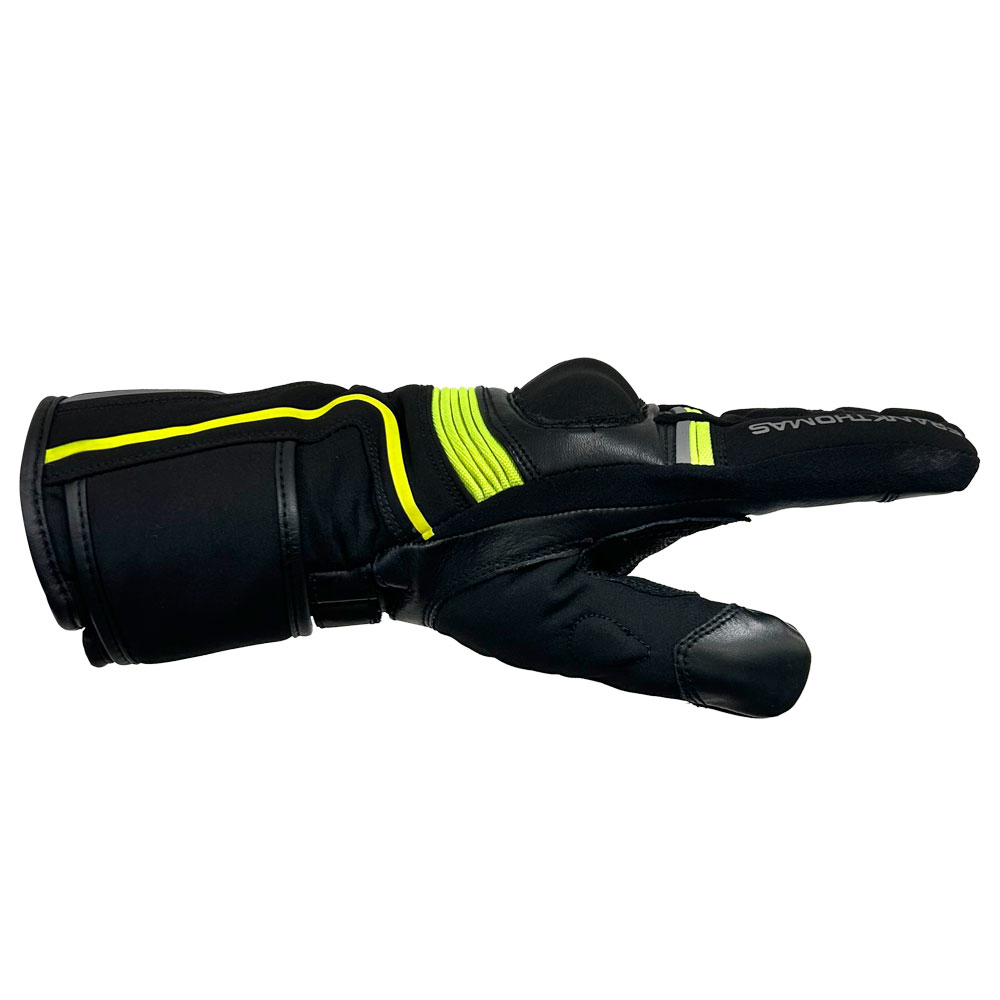 Konya Gloves Black Neon Yellow