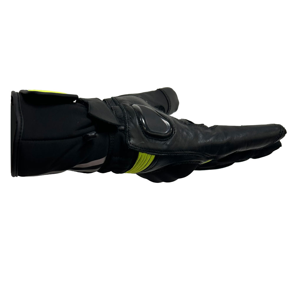 Konya Gloves Black Neon Yellow