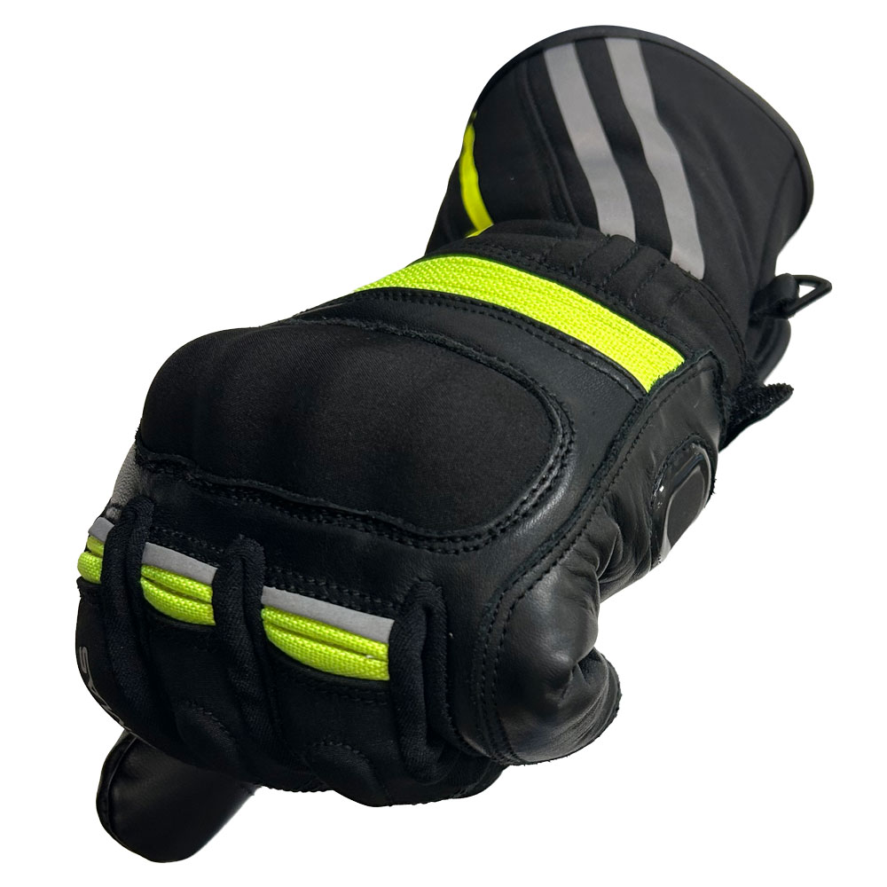 Konya Gloves Black Neon Yellow