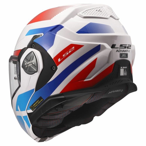 LS2 LS2 FF901 Advant X Helmet Nova White Blue Red