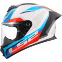 FF820 Rapid III Helmet Hyper White Blue Red