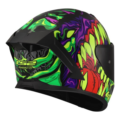 LS2 LS2 FF820 Rapid III Helmet Lycant Purple Green