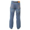 Red Route 004 Street Mens Blue Denim Motorcycle Jeans Rear                                                                                                                                                                                                     