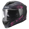 LS2 LS2 FF818 Storm III Helmet Burst Black Pink - Thumbnail 1
