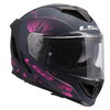 LS2 LS2 FF818 Storm III Helmet Burst Black Pink - Thumbnail 4