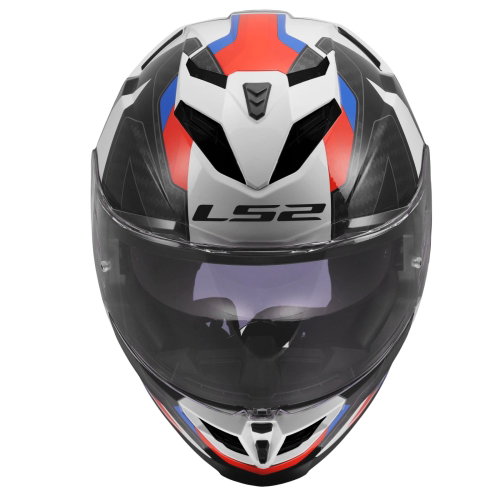LS2 LS2 FF818 Storm III Helmet Sporty White Blue Red