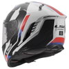 LS2 LS2 FF818 Storm III Helmet Sporty White Blue Red - Thumbnail 6