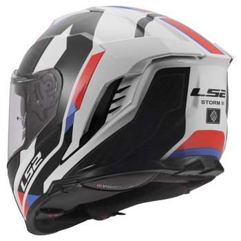 LS2 LS2 FF818 Storm III Helmet Sporty White Blue Red
