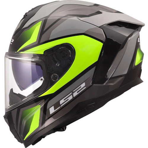 LS2 LS2 FF817 Challenger II Helmet Viper Grey Hi-Viz Yellow