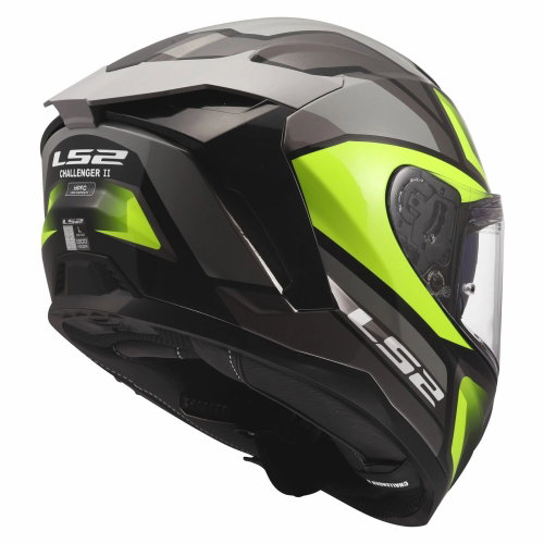 LS2 LS2 FF817 Challenger II Helmet Viper Grey Hi-Viz Yellow
