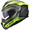 LS2 LS2 FF817 Challenger II Helmet Dravix Hi Viz Yellow - Thumbnail 2