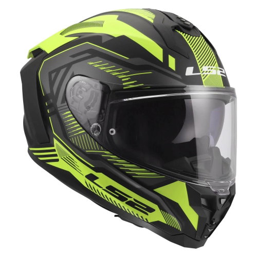 LS2 LS2 FF817 Challenger II Helmet Dravix Hi Viz Yellow