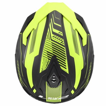 LS2 LS2 FF817 Challenger II Helmet Dravix Hi Viz Yellow