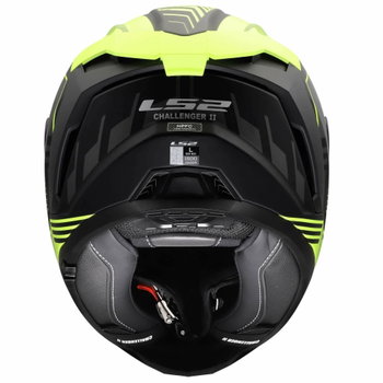 LS2 LS2 FF817 Challenger II Helmet Dravix Hi Viz Yellow
