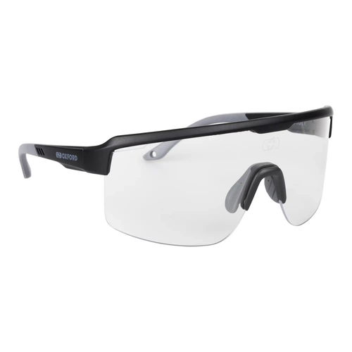 Oxford Products Oxford Products Pave Black Frame Sunglasses Clear Lens