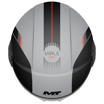 MT MT Viale Advance Helmet C41 Gloss Grey