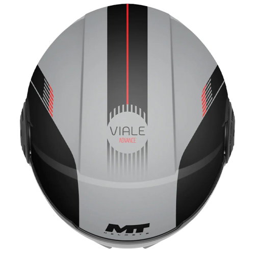 MT MT Viale Advance Helmet C41 Gloss Grey