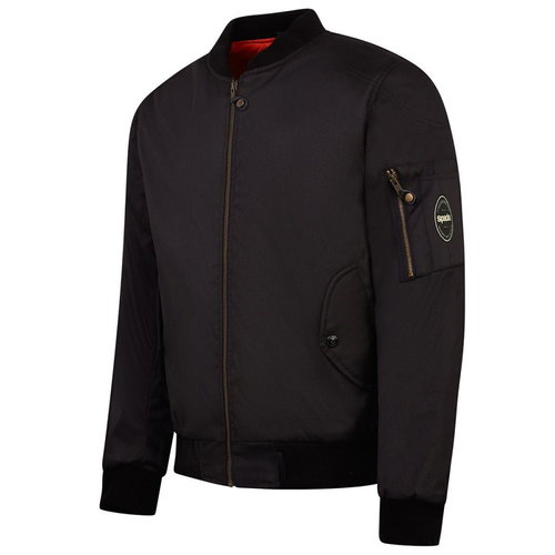 Spada Spada Airforce MA1 Waterproof Bomber Jacket Black