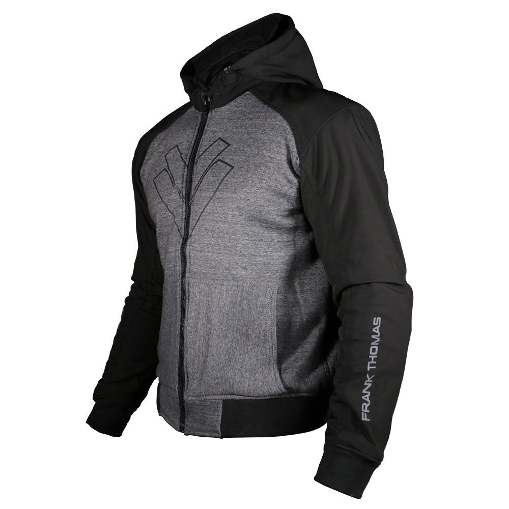 Frank Thomas Frank Thomas Streetburner Hoodie Grey Black - Thumbnail 2