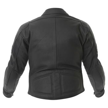RST Touring 9992 Black Leather Motorcycle Jacket Back                                                                                                                                                                                                          