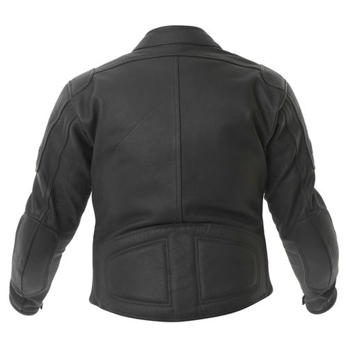 RST Touring 9992 Black Leather Motorcycle Jacket Back                                                                                                                                                                                                          