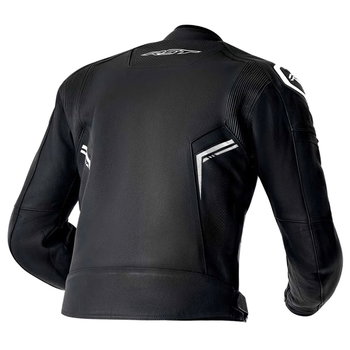 RST RST S1 D3O Leather Jacket Black Black White