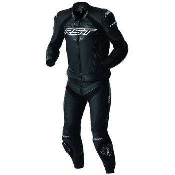 RST RST Tractech Evo D3O Leather Jacket Black White