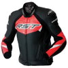 RST RST Tractech Evo D3O Leather Jacket Black Flo Red - Thumbnail 1