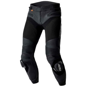 RST RST S1 D3O Leather Pants Black Black Black