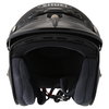 Shoei Rj Platinum-R Matt Black Open Face Motorcycle Helmet Front                                                                                                                                                                                               