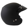 Shoei Rj Platinum-R Matt Black Open Face Motorcycle Helmet Right side                                                                                                                                                                                          
