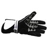 Frank Thomas Lilly Ladies Black White Motorcycle Gloves Palm                                                                                                                                                                                                   