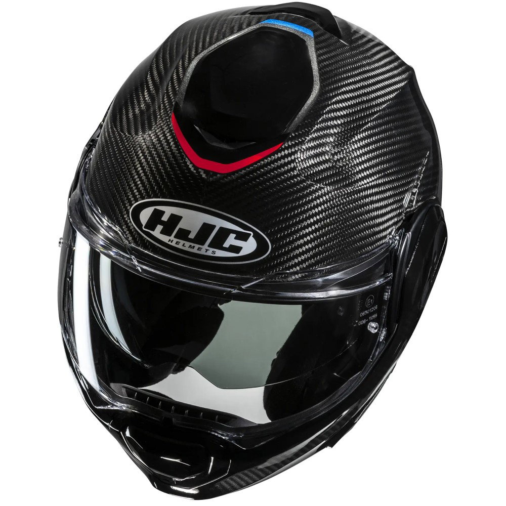 F100 Carbon Stan Helmet MC21 White Blue Red